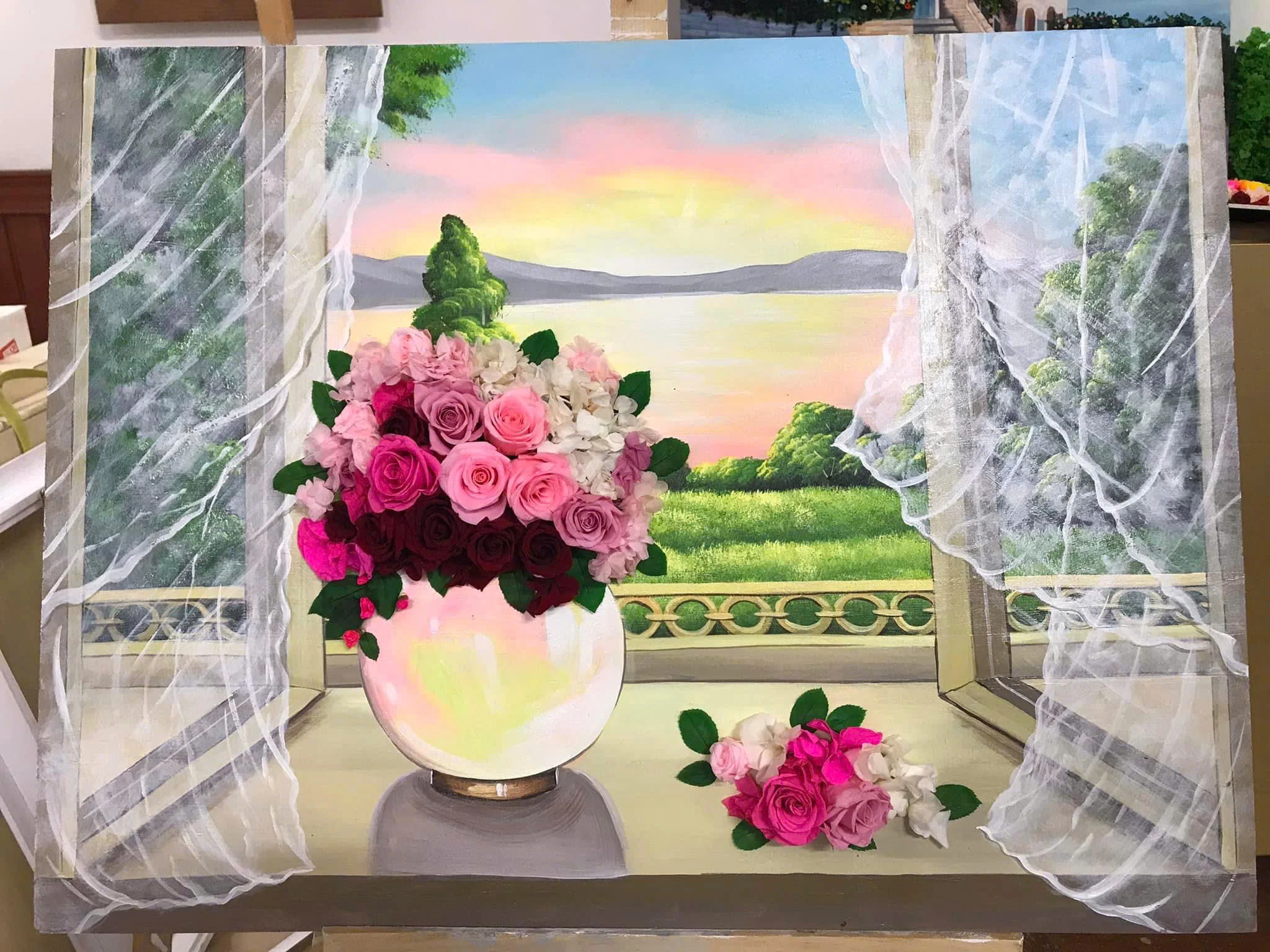 Tranh tĩnh vật size 65x80